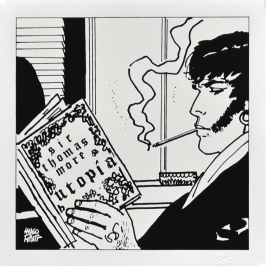 Sérigraphie Corto Maltese - Utopia