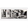Sérigraphie Corto Maltese &quot;Venise nuit&quot;  100 x 40 cm - principal