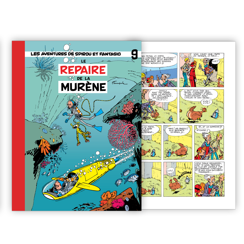 Spirou, Le repaire de la murène - Couleur - Hennebelle - principal