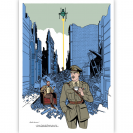 Tirage d'art Blake et Mortimer Un nuage de lait - C.Cailleaux - principal