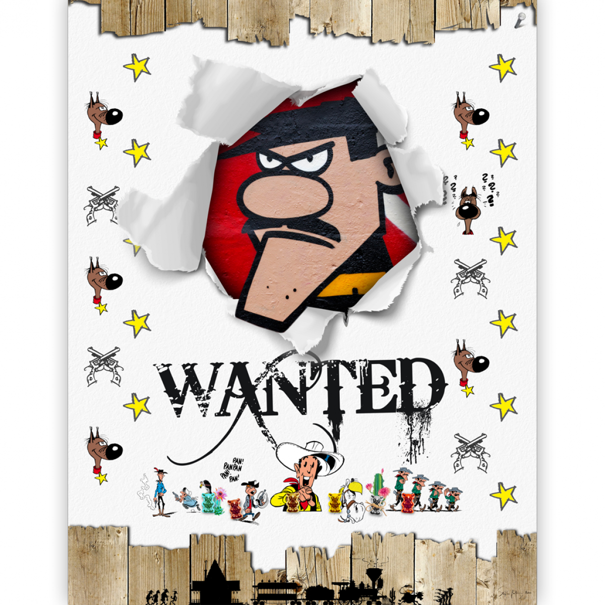 Wanted ! Par Stéphane Gautier Art prints