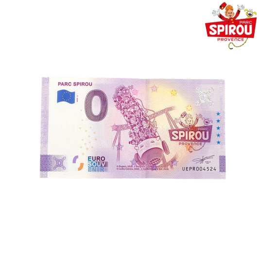 Billet souvenir Parc Spirou - principal