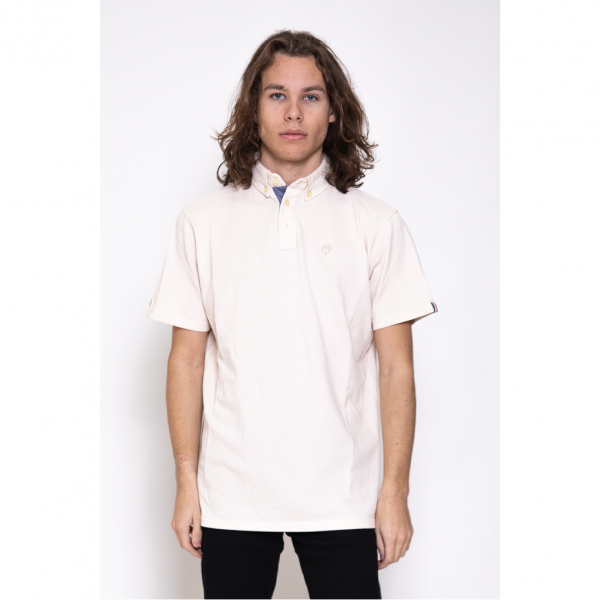 Polo N°13 blanc, taille M