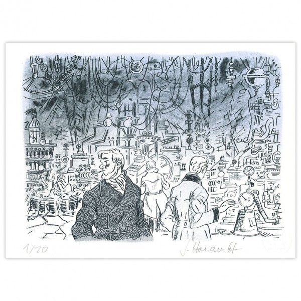 Lithographie La Fiancée du Dr Septimus, Blake à Rome Tirages d'art BD