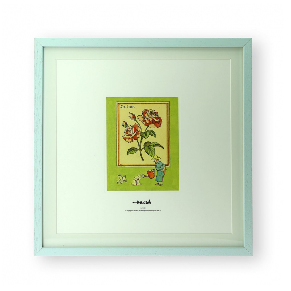 Fac-similé-Tintin et la Rose - principal