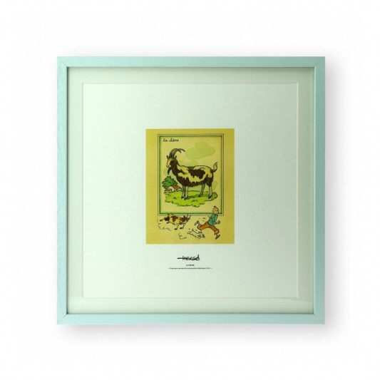 Fac-similé-Tintin et la Chèvre - principal