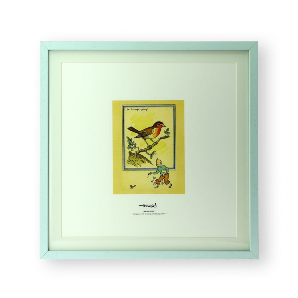 Fac-similé-Tintin et le Rouge-gorge - principal