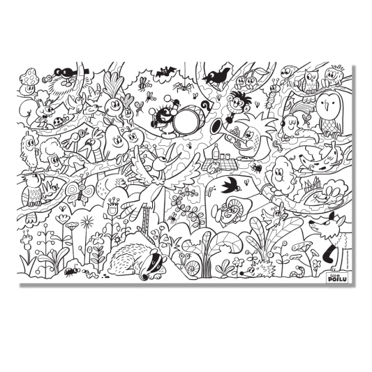 Coloriage Géant Petit Poilu - principal