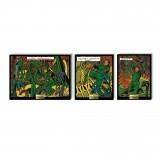 Wooden collector's triptych - Carnivor plants