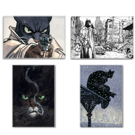 Pack Magnet Blacksad - Black & White