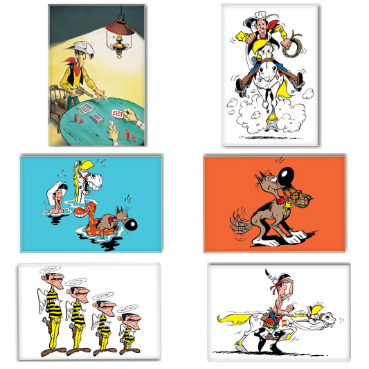 Pack Magnet Lucky Luke - principal