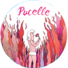 Badge Pucelle - principal