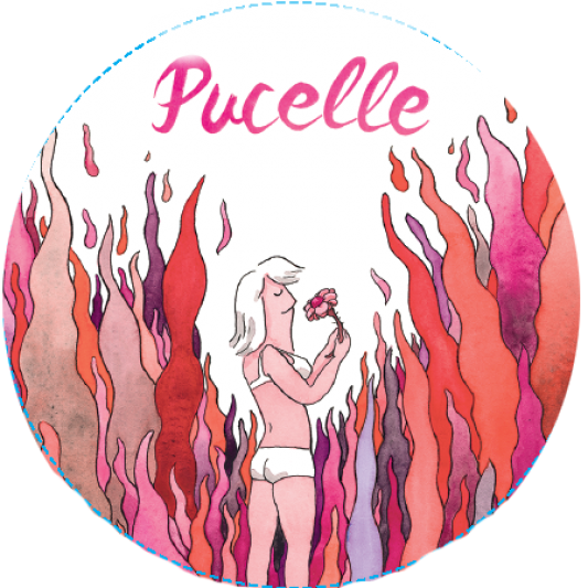 Badge Pucelle - principal