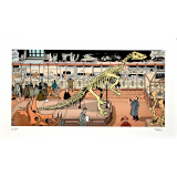 Pigment print Nestor Burma by Tardi, le 5e arrondissement