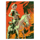 Ex-libris Wanted Lucky Luke de Matthieu Bonhomme - principal