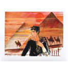 Estampe pigmentaire Corto Maltese - Pratt - Pyramides - principal