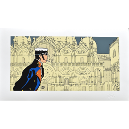 Estampe pigmentaire Corto Maltese - Pratt - Histoire