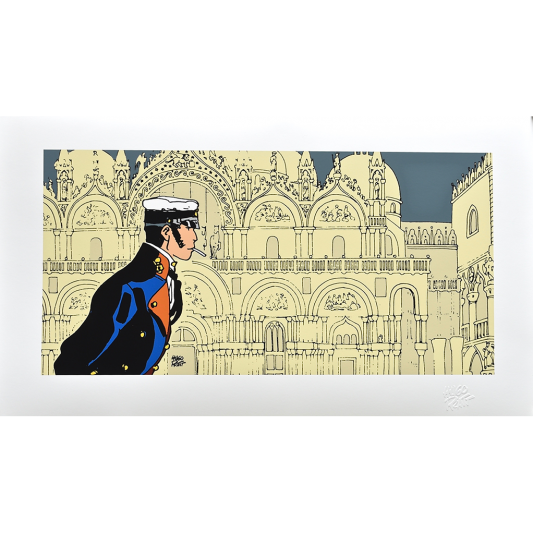 Estampe pigmentaire Corto Maltese - Pratt - Histoire - principal