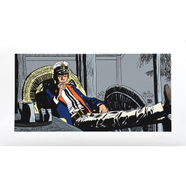 Estampe pigmentaire Corto Maltese - Pratt - Tropiques