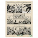 Digigraphie Blake et Mortimer planche originale par Jacobs - principal