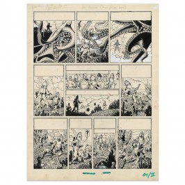 Digigraphie Blake et Mortimer planche originale par Jacobs