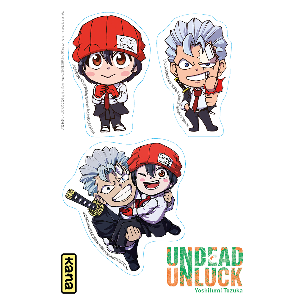 Planche de stickers Undead Unluck - principal