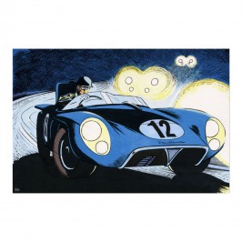 Michel Vaillant Art Strip, Le Mans '57 (Plexiglas, 120x80 cm)