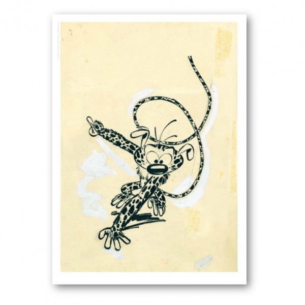 Pigment inks print The Marsupilami by Franquin