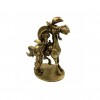 Figurine Pixi Atomax Bronze Lucky Luke et Jolly Jumper riant - principal