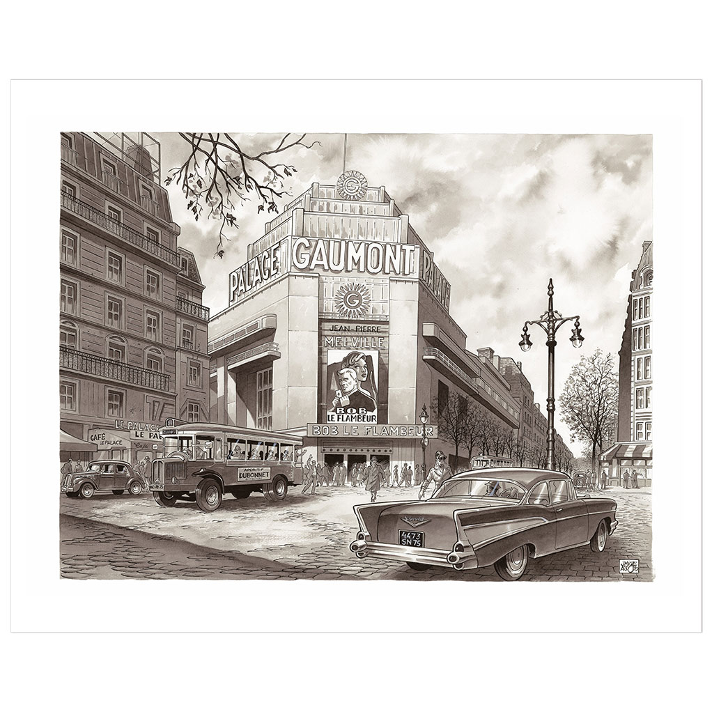Digigraphie Gaumont Palace Pigalle 1950 Jean Michel Arroyo