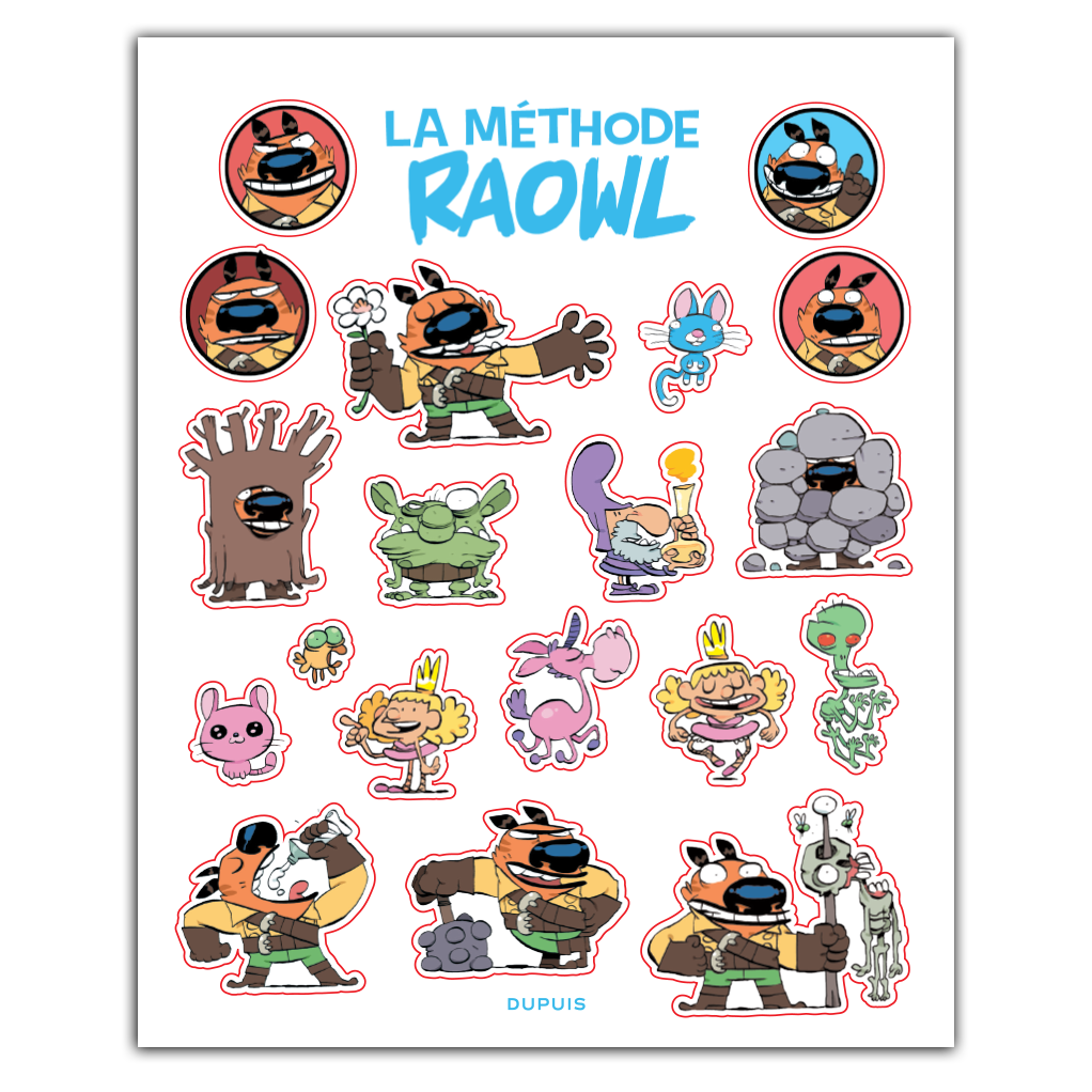 Planche de stickers Raowl - principal