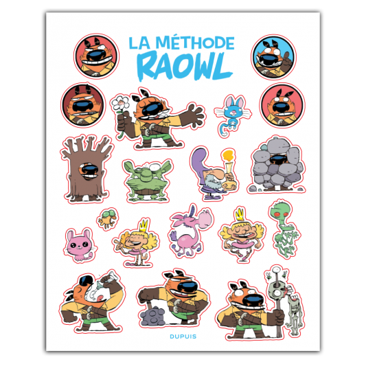 Planche de stickers Raowl - principal