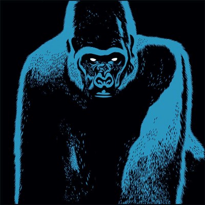 Sérigraphie Blue Gorilla de Brüno - principal
