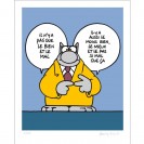 Sérigraphie Le chat de Geluck, Bien et mal - principal