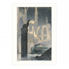 Art Offset print, Schuiten, in the ruins
