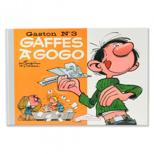 Tirage de luxe Gaston à l'italienne, tome 3, Gaffes à gogo - principal