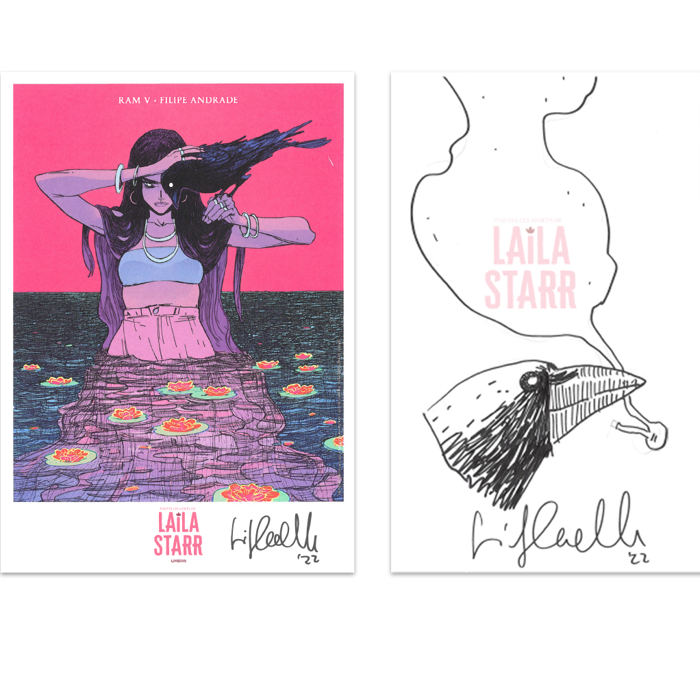 Une chance de gagner un album dédicacé ou un ex-libris signé de Toutes les morts de Laila Starr par Filipe Andrade - principal