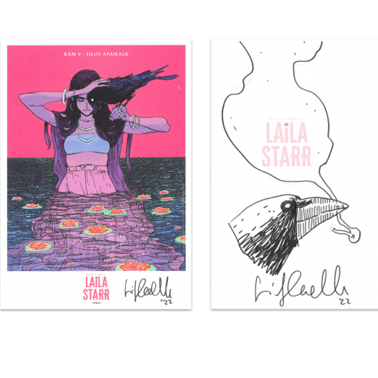 Une chance de gagner un album dédicacé ou un ex-libris signé de Toutes les morts de Laila Starr par Filipe Andrade - principal