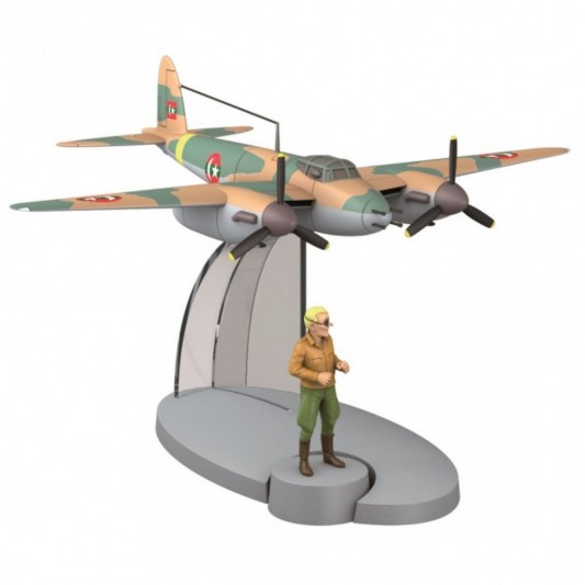 Figurine Tintin - L'avion force aérienne de Khemed - Coke en stock - principal