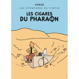 Affiche Tintin, Les Cigares du Pharaon, version colorisée