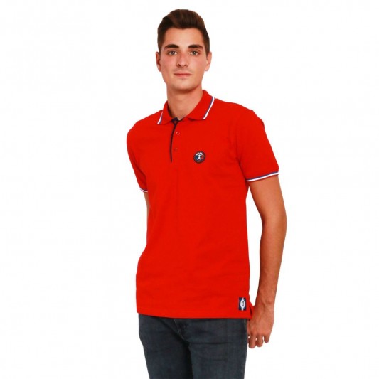 Polo patch Michel Vaillant, rouge, Taille M - principal