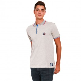 Polo patch Michel Vaillant, gris,Taille XL