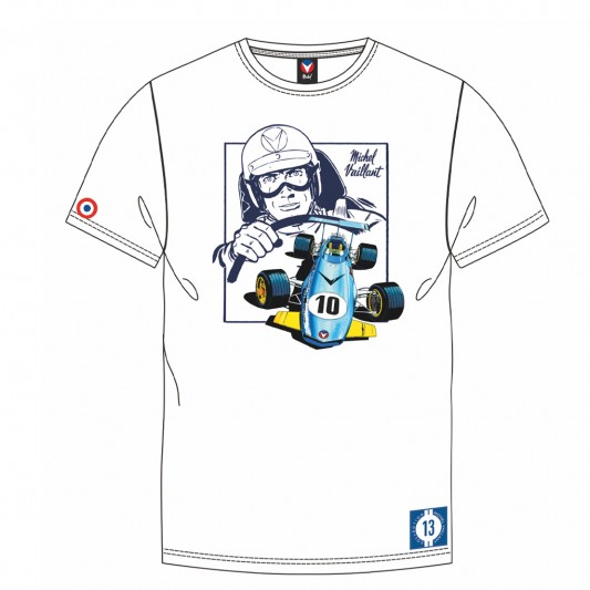 T-Shirt FORMULE 1 blanc, Michel Vaillant, Taille S - principal