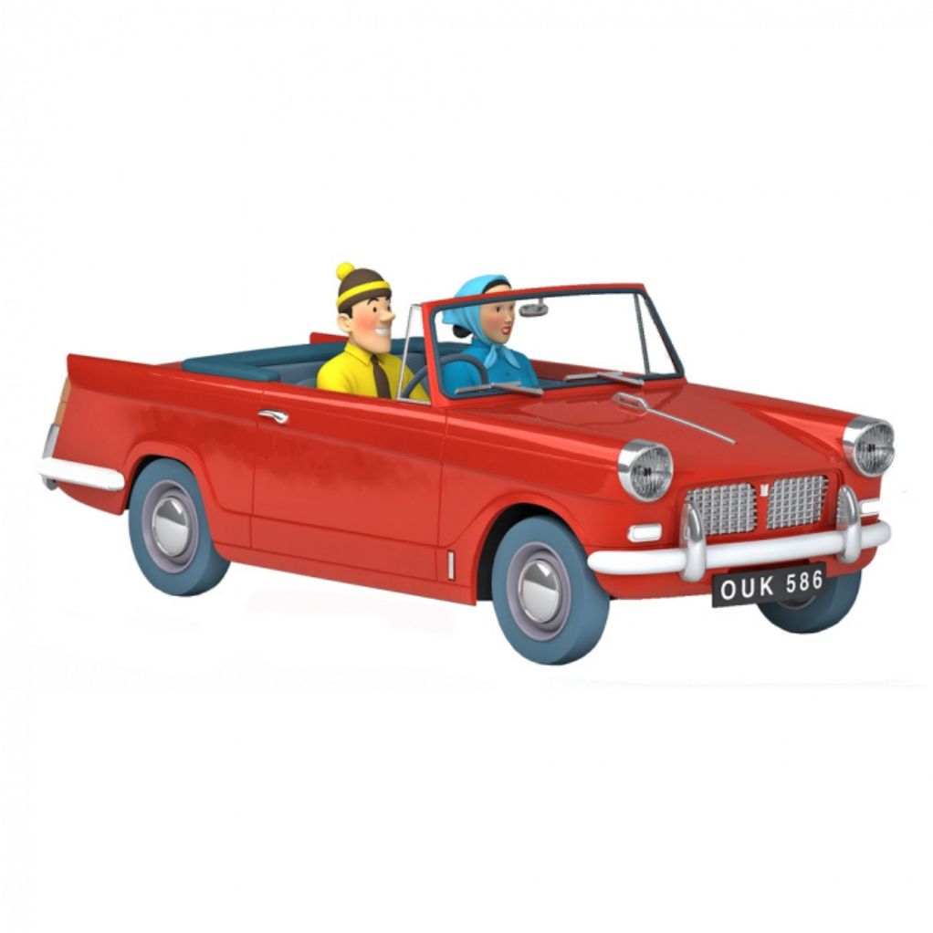 Les véhicules de Tintin au 1/24, Le Cabriolet Triumph Herald 1200 des Touristes, Lîle noire - principal