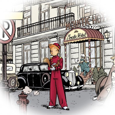 Digigraphie Emile Bravo, Spirou et Fantasio, Le Groom du Moustic - principal