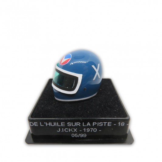 Mini casque Michel Vaillant - Solo - Jacky Ickx - De l'Huile sur la piste - 1970 - principal