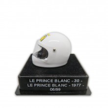 Mini Michel Vaillant helmet - Solo - Le Prince Blanc - 1977