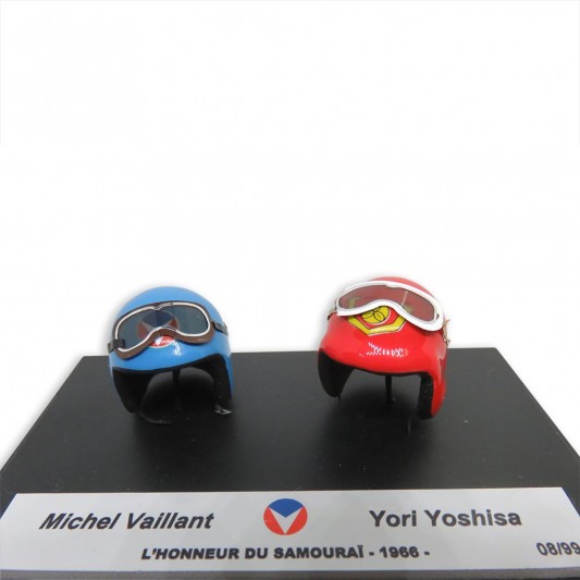 Duo de mini casques Michel Vaillant - Michel Vaillant et Yori Yoshisa - L'honneur du samouraï - principal