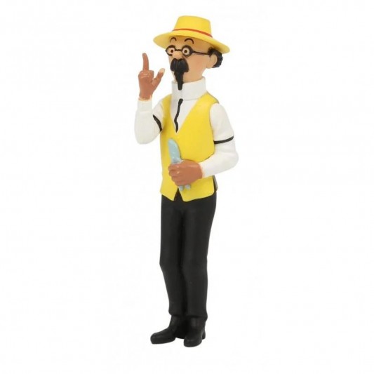 Figurine Tintin, Tournesol jardinier en PVC - principal