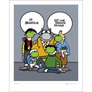 Sérigraphie Le Chat de Geluck, La mère patrie - principal